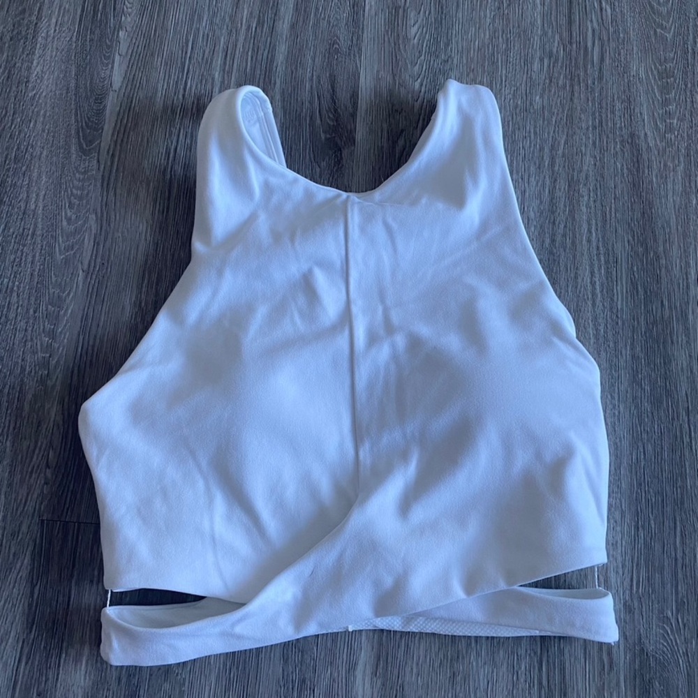 White Athleta Workout Top